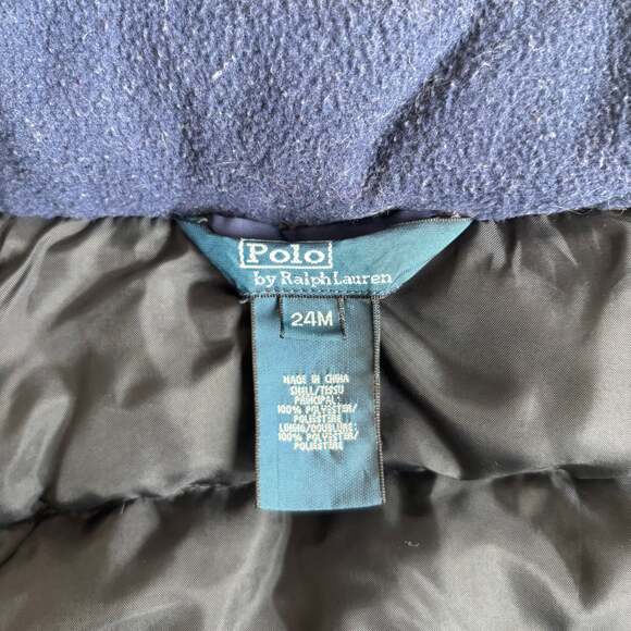 Ralph Lauren Down Hooded Jacket Kids 24 mos- 3T - Picture 2 of 4